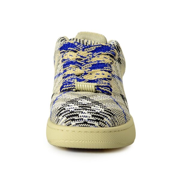 Burberry Men's "Box Knit" Canvas IP Check Low Top Sneakers Shoes US 9 IT 42 - Picture 5 of 8